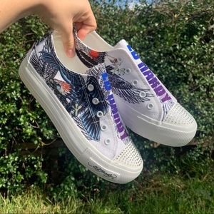 ed hardy platform sneakers